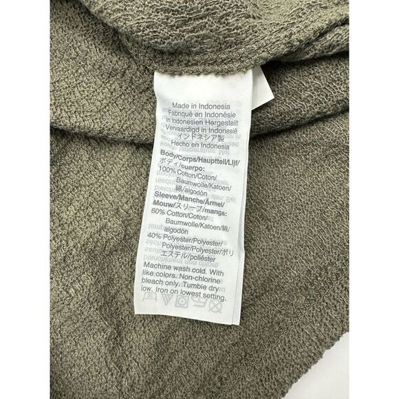 Madewell Texture & Thread Eyelet Mix Ruffle-Sleeve Top Size S green - Picture 9 of 9